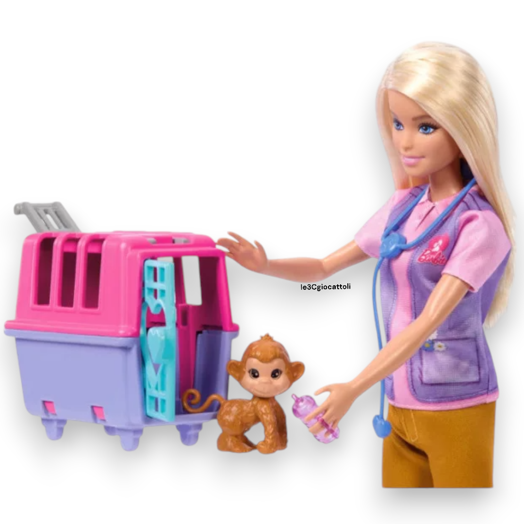 Barbie Veterinaria Animali Selvaggi HRG50
