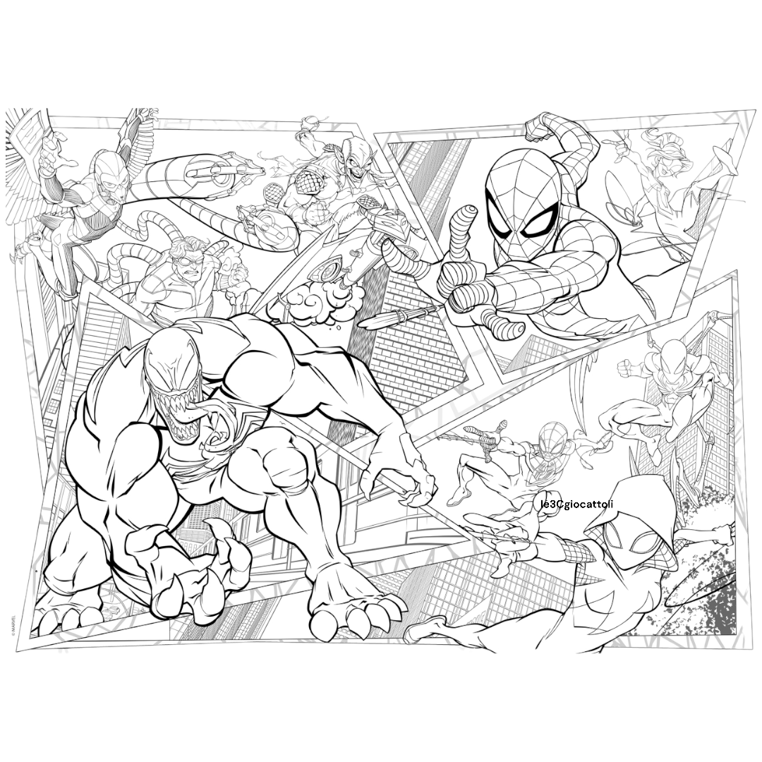 Puzzle 150 Pezzi Spiderman multiverso