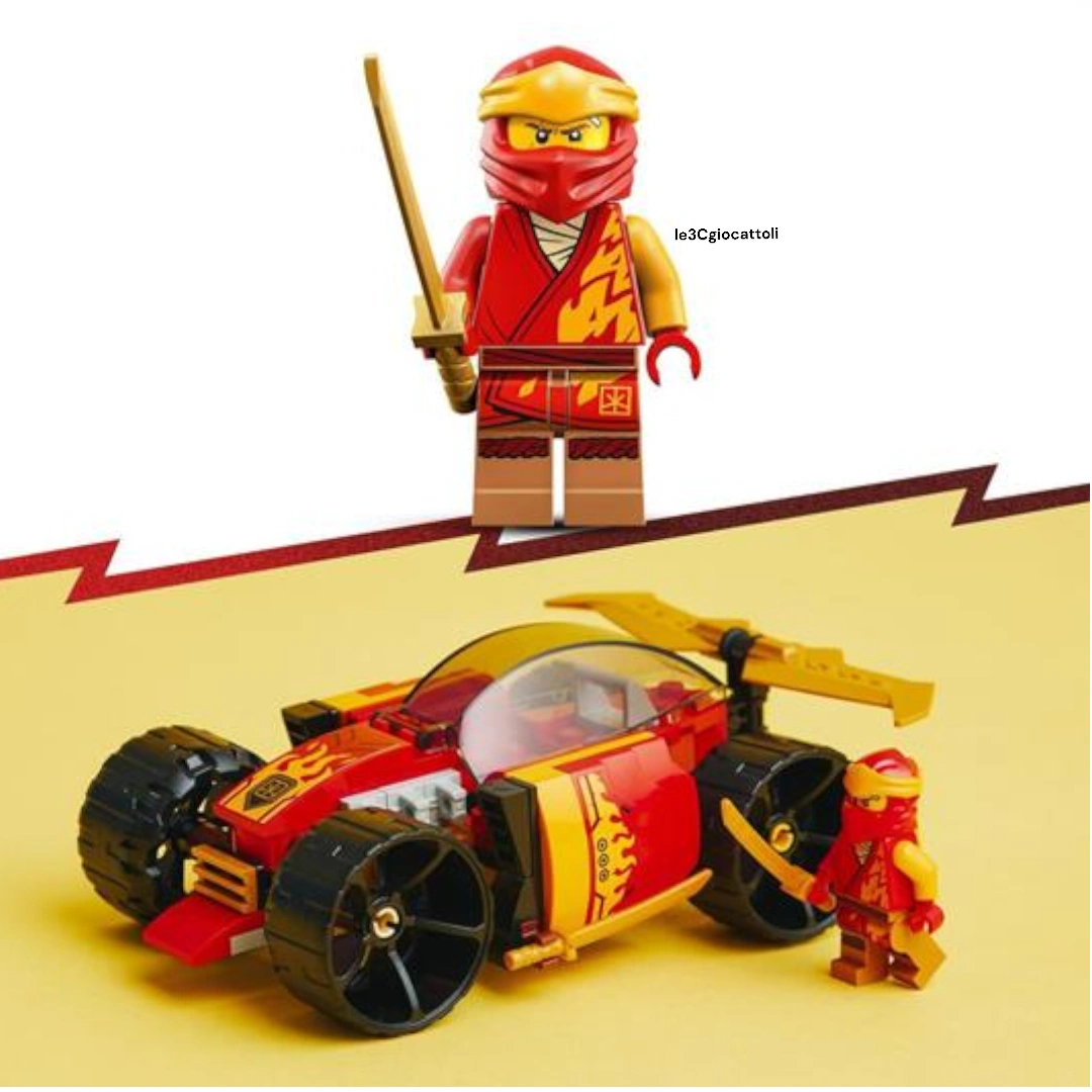 Lego Ninjago 71780 Auto da corsa Ninja di Kai
