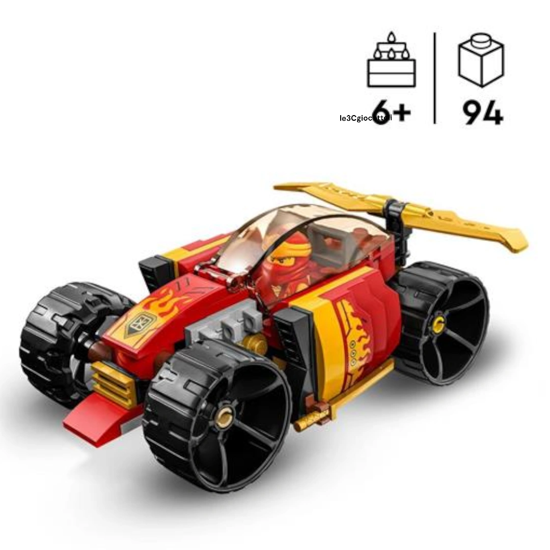 Lego Ninjago 71780 Auto da corsa Ninja di Kai