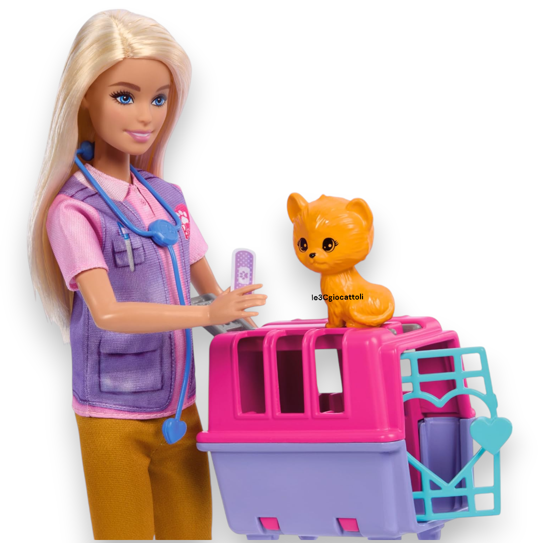 Barbie Veterinaria Animali Selvaggi HRG50