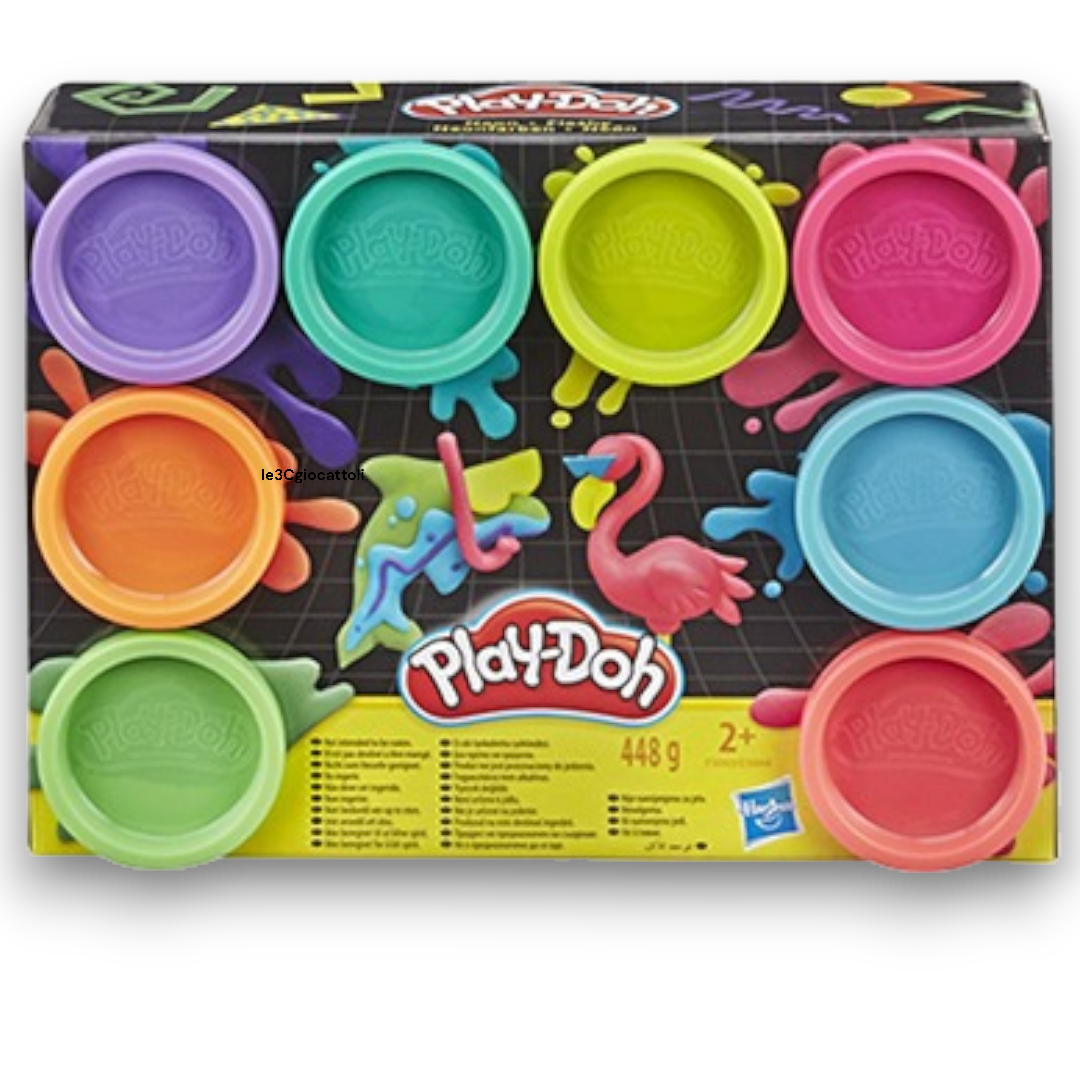 Play-doh confezione 8 vasetti