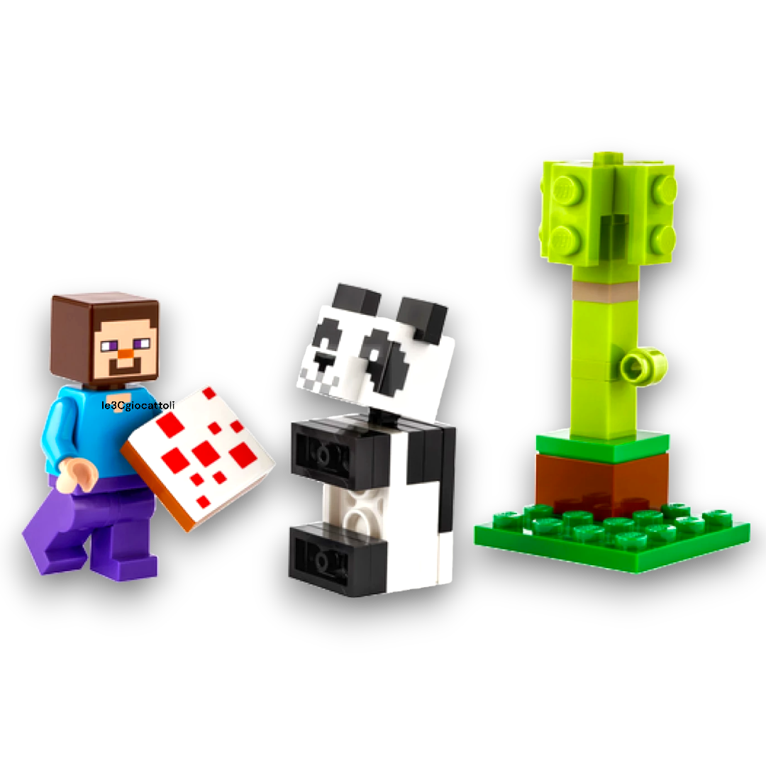 Lego Minecraft 30672 Steve e Baby Panda