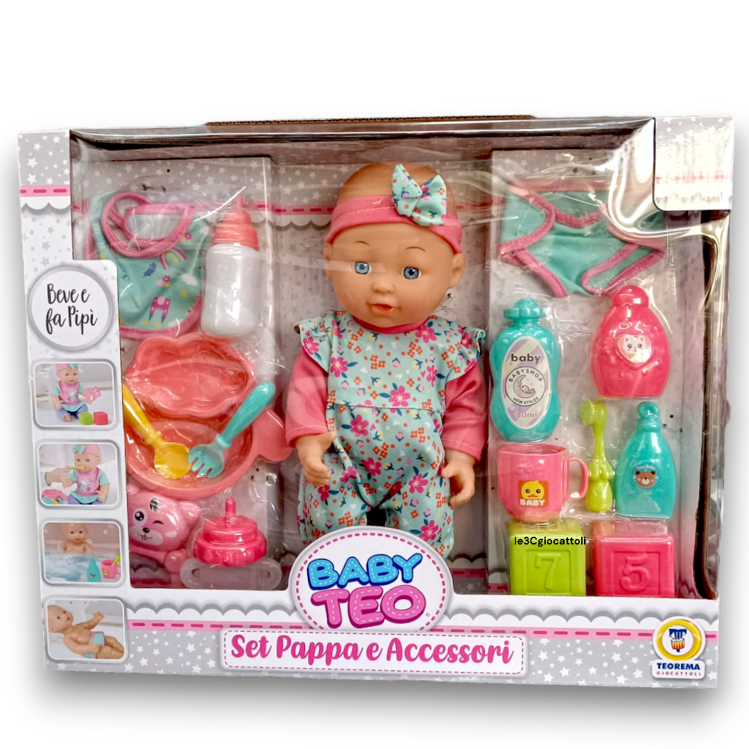 Baby Teo Set Pappa e Accessori Bagno