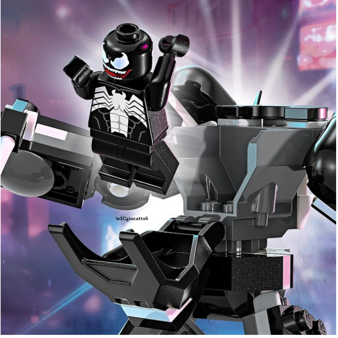 Lego Marvel 76276 Venom Mech Armour vs Miles Morales