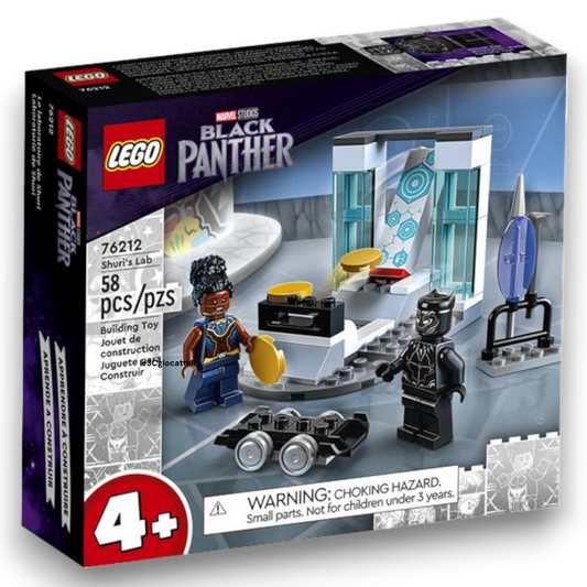 Lego Marvel 76212 Black Panther il laboratorio di Shuri