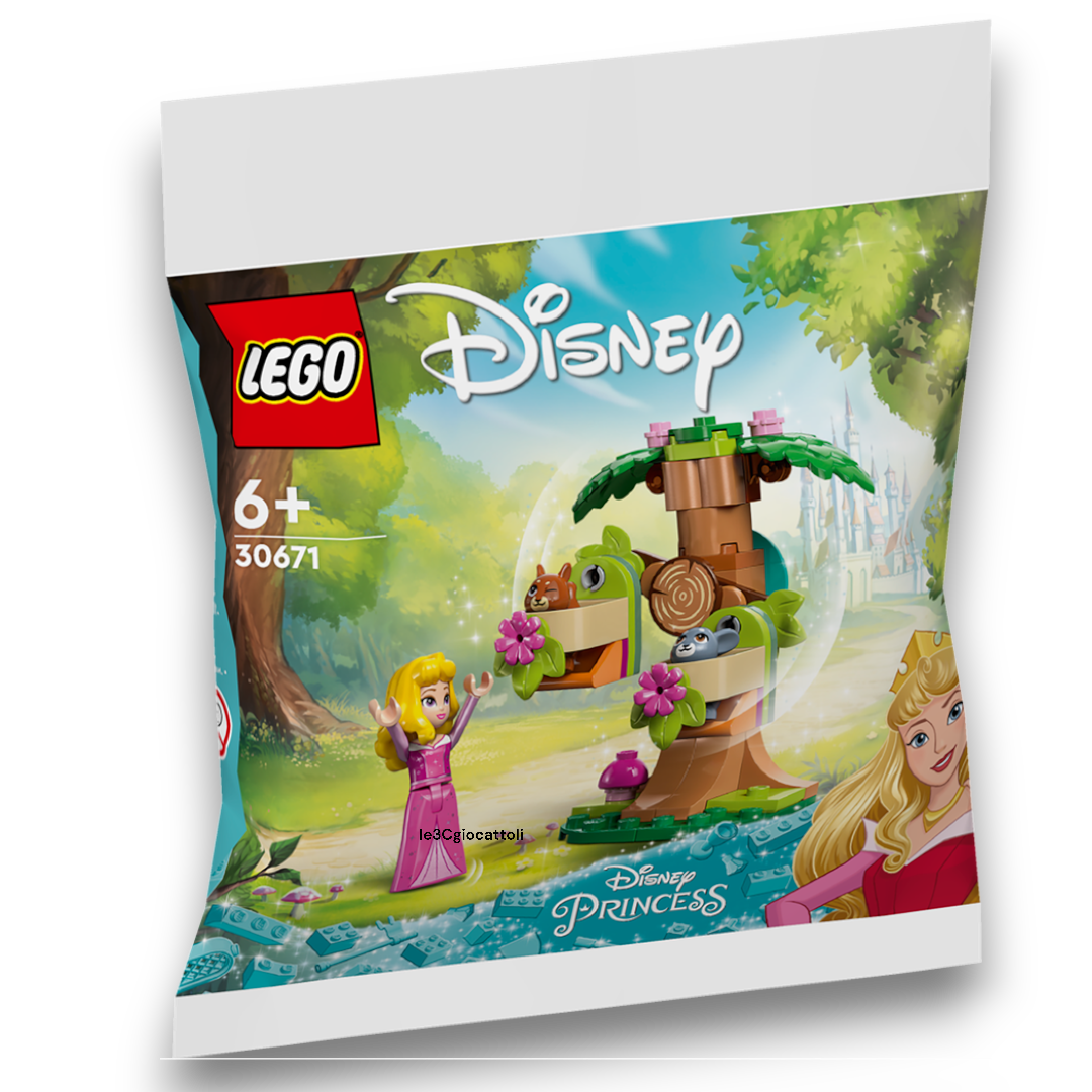 Lego Disney 30671 Il parco giochi nel bosco di Aurora