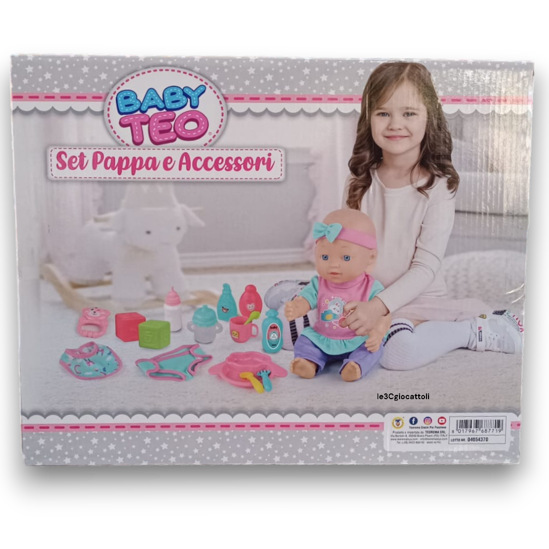 Baby Teo Set Pappa e Accessori Bagno