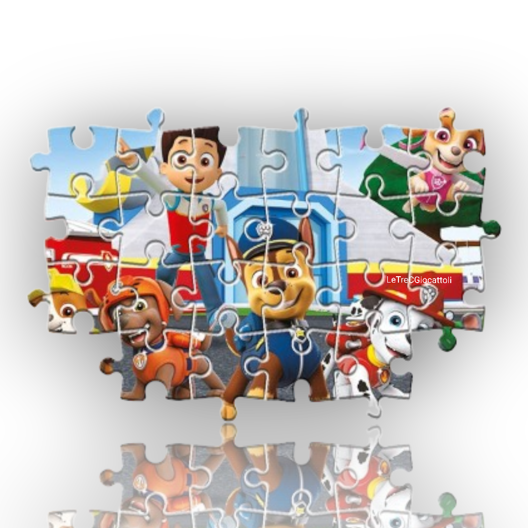 Puzzle 104 pezzi Paw Patrol Super Color Maxi