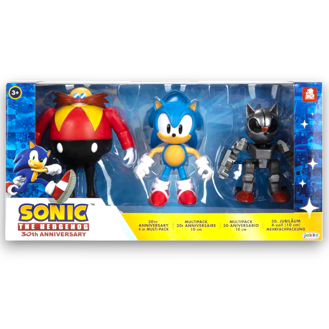 Sonic 30° Anniversario: Multipack Figure Iconiche – le3cgiocattoli