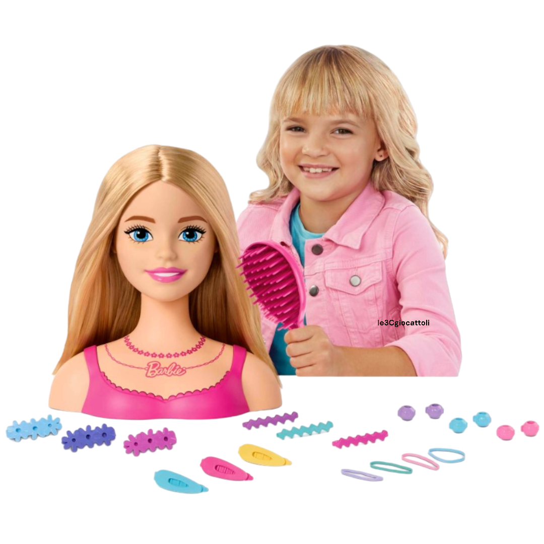 Barbie Testa per Acconciature