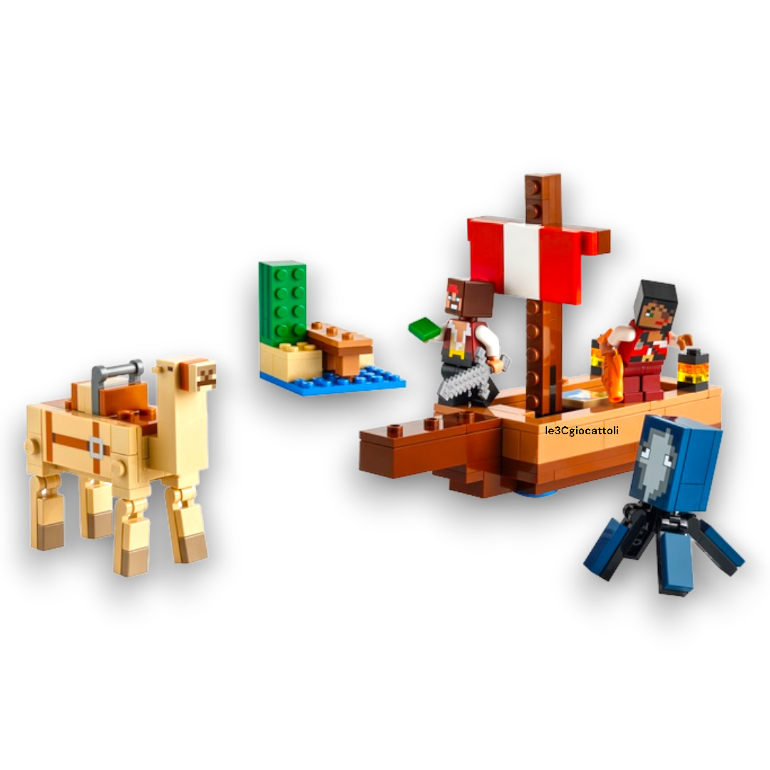 Lego Minecraft 21259 Il viaggio del galeone dei pirati