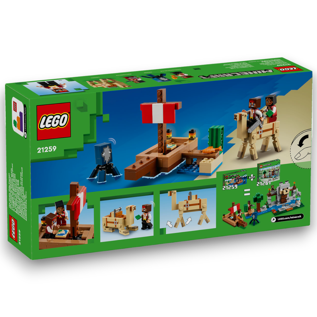 Lego Minecraft 21259 Il viaggio del galeone dei pirati