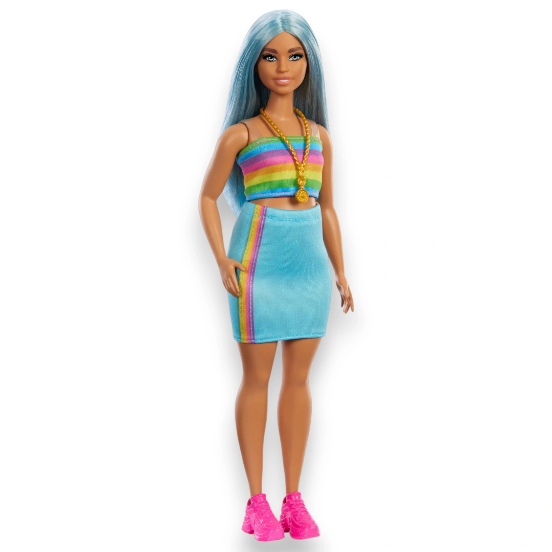 Barbie Fashionistas Vestito Arcobaleno FBR37