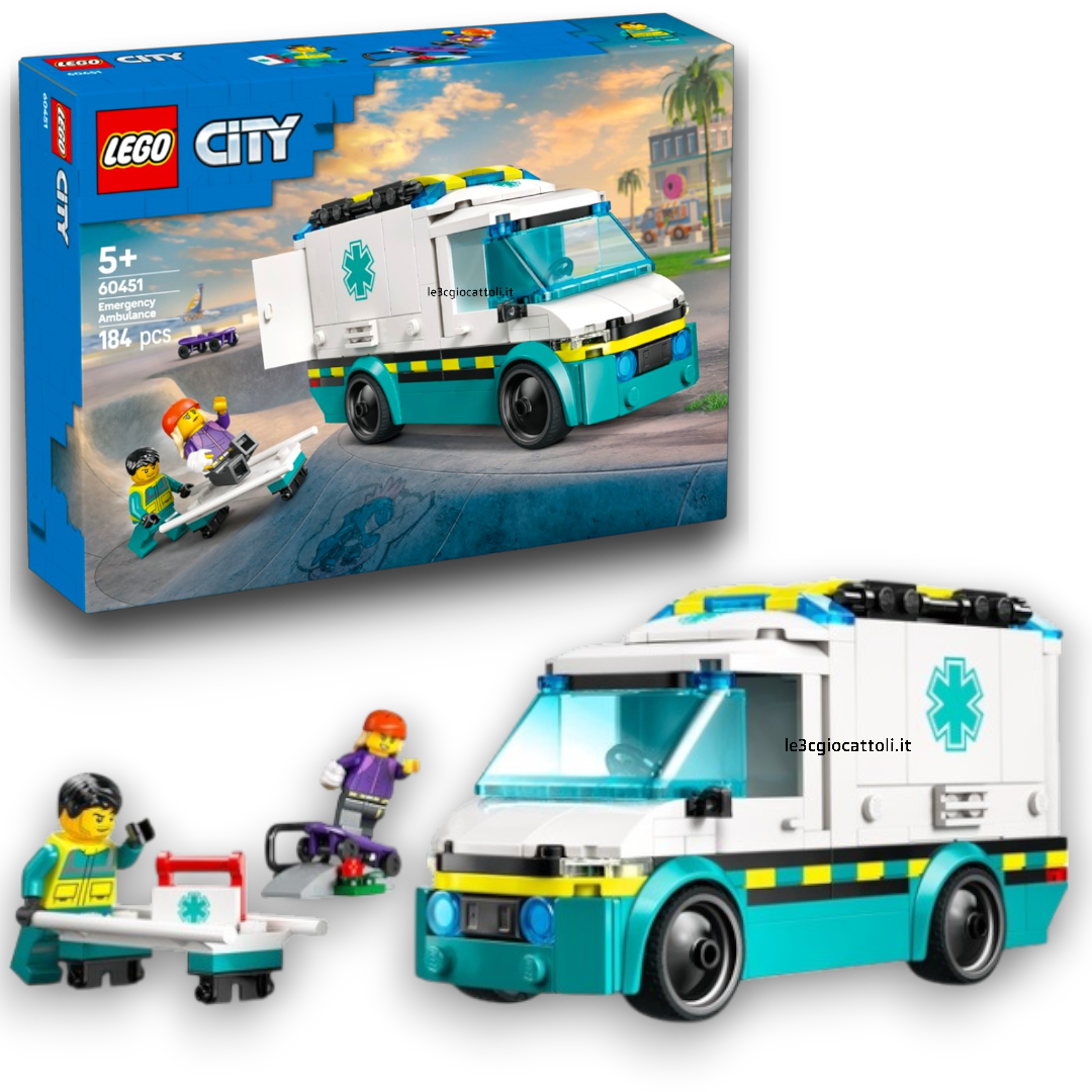 Lego City 60451 Ambulanza Emergenza