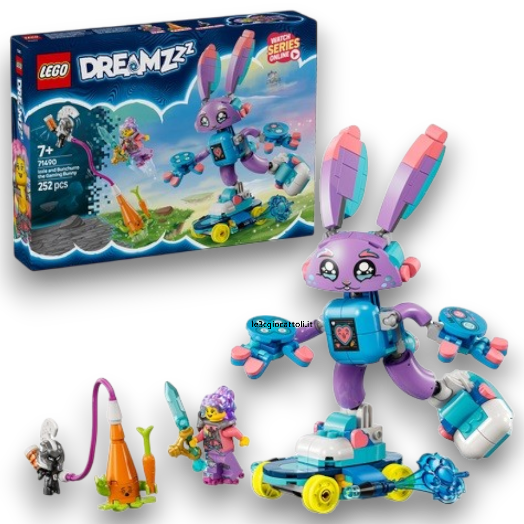 Lego Dreamzzz 71490 Izzie e Bunchurro il coniglio da gioco