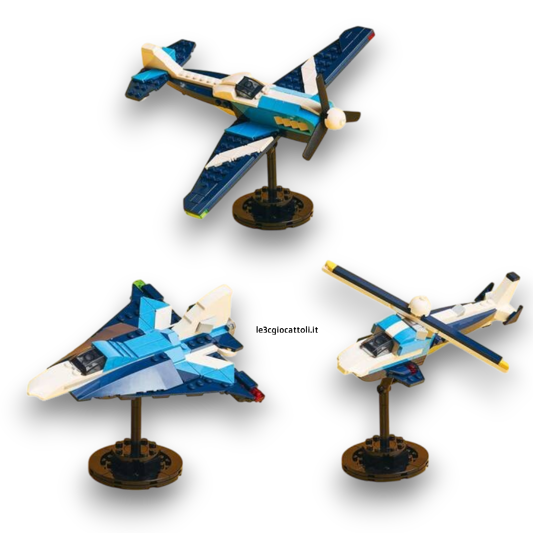 Lego Creator 31160 Veicolo Aereo 3 in 1