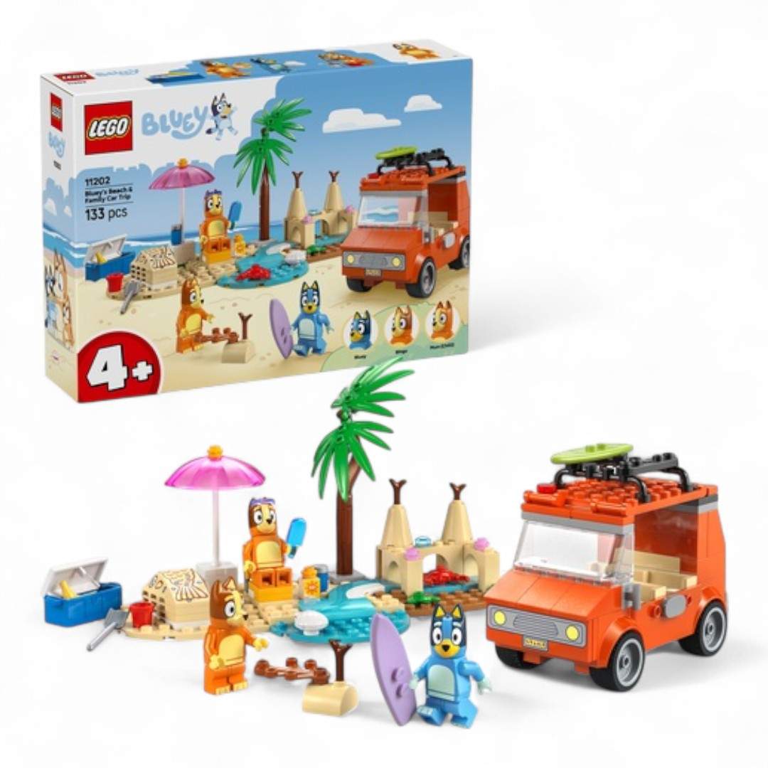 Lego Bluey 11202 Vacanza sulla spiaggia della famiglia di Bluey