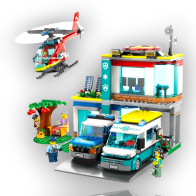 Lego City 60371 Quartier Generale Veicoli Emergenza