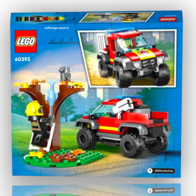 Lego City 60393 Soccorso sul Fuoristrada dei pompieri