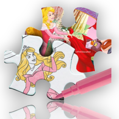 Puzzle Disney Princess Aurora & Gufo 60 Pezzi