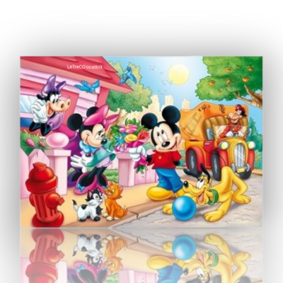 Puzzle 150 pezzi Disney Mickey and Minnie Maxi Floor Double Face
