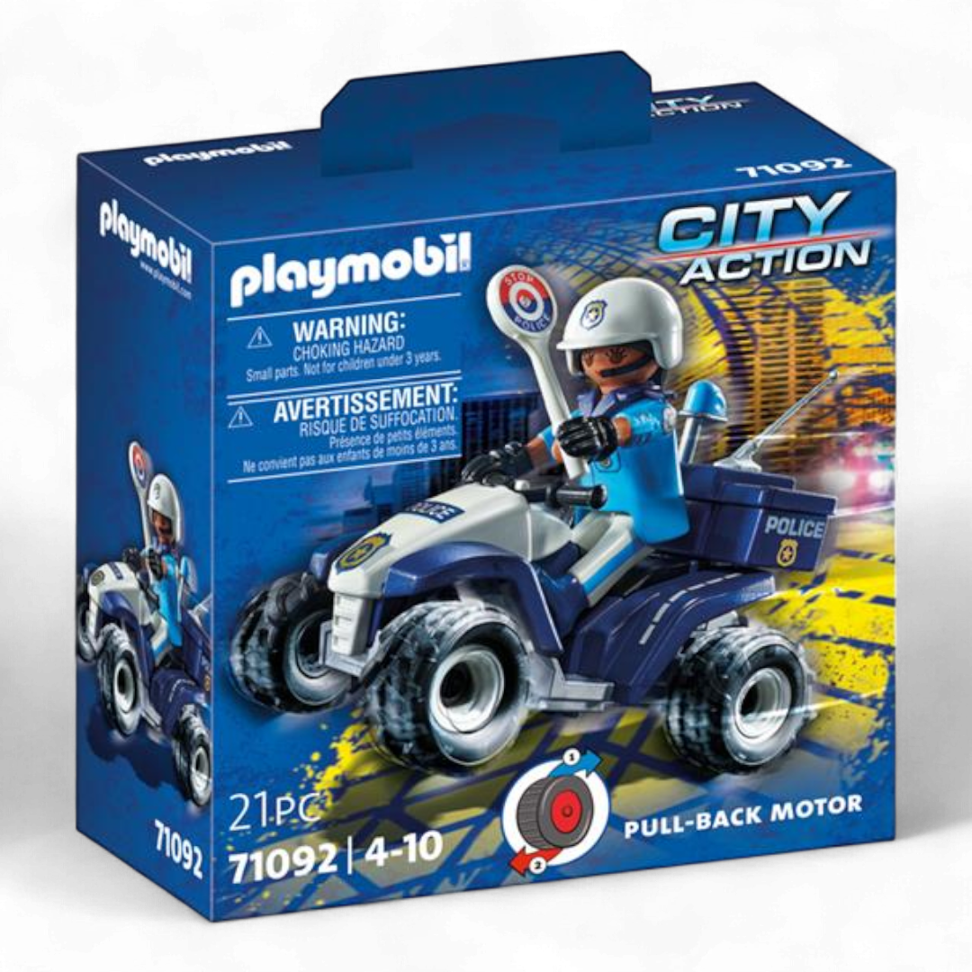 Playmobil 71092 City Action Quad della Polizia