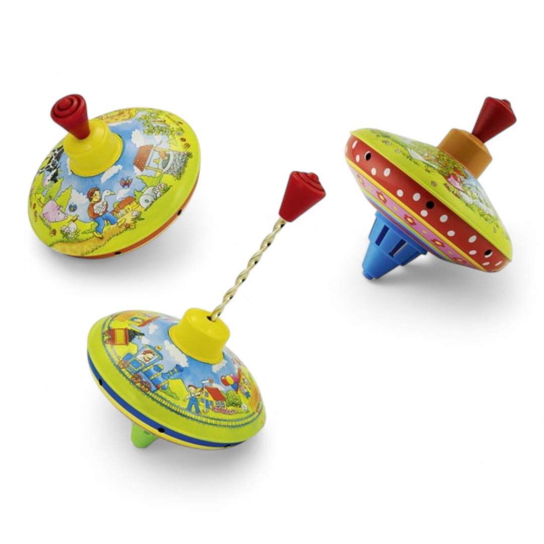 Baby Trottola Colorata e in Metallo