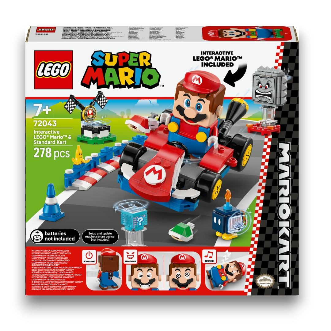 Lego Super Mario 72043 Lego Mario Interattivo e Kart Standard