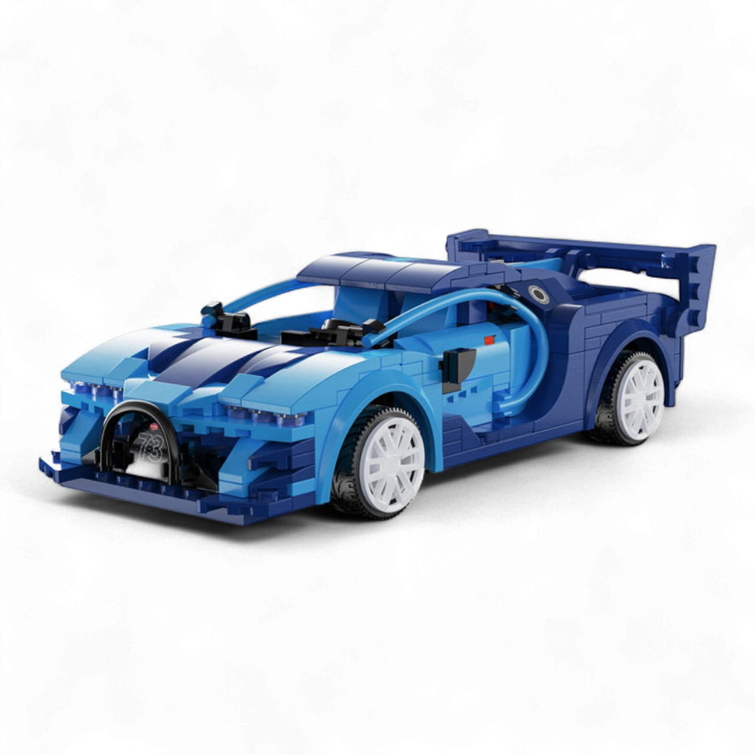 Cadfi Blue Race Car