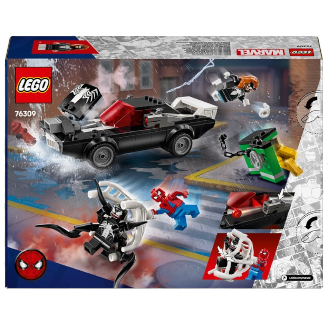 LEGO Marvel 76309 Spiderman contro il bolide di Venom