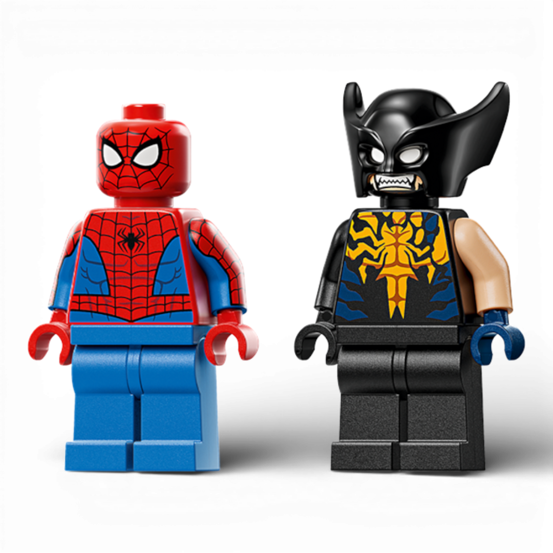 Lego Marvel 76336 Auto di Spiderman vs Venomized Wolverine