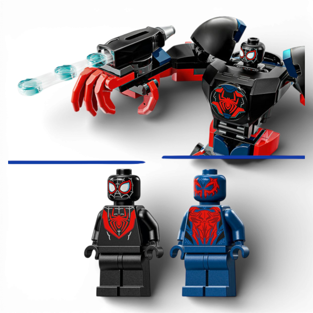 Lego Marvel 76337 Mech di Miles Morales vs Spiderman 2099
