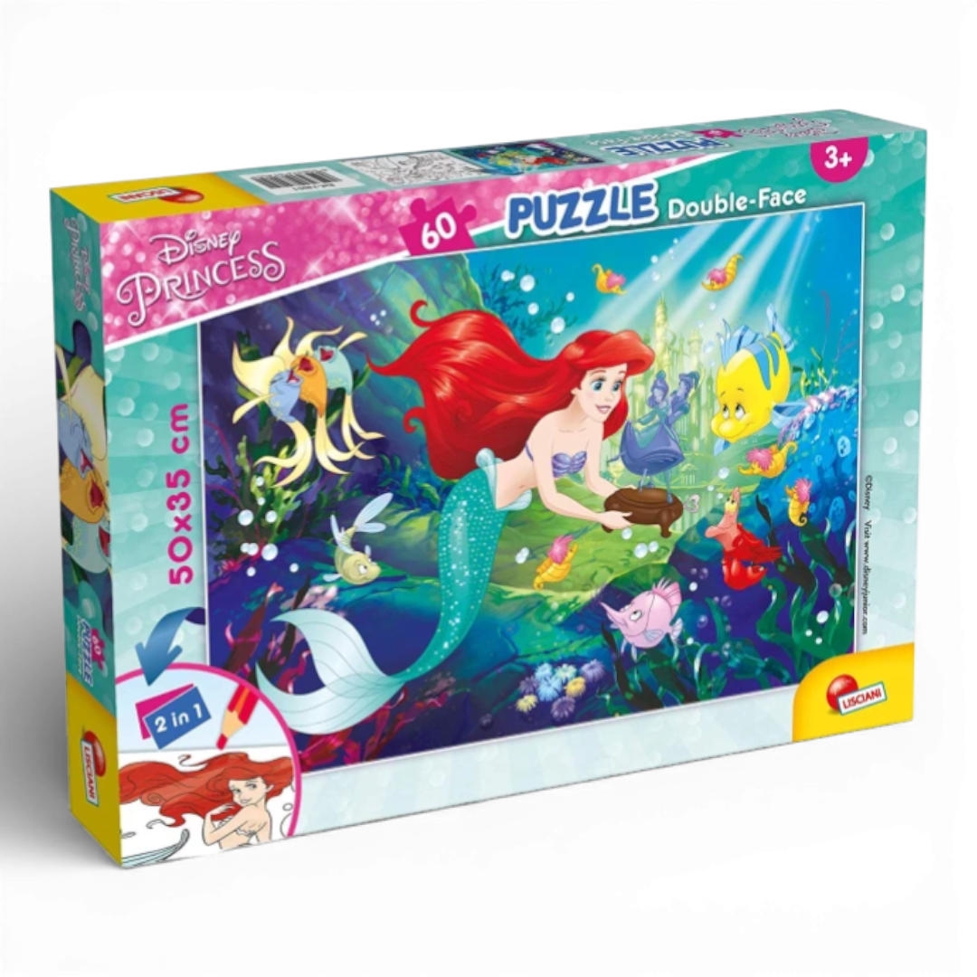 Puzzle Disney La Sirenetta Double-Face 60pz