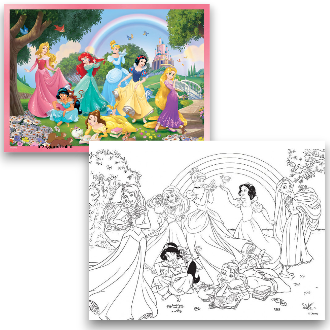 Puzzle 24 Pz Disney Princess Arcobaleno