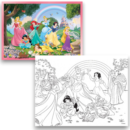 Puzzle 24 Pz Disney Princess Arcobaleno