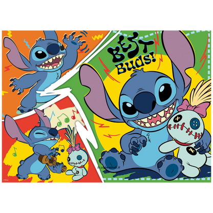 Puzzle 24 pezzi Stitch Best Buds