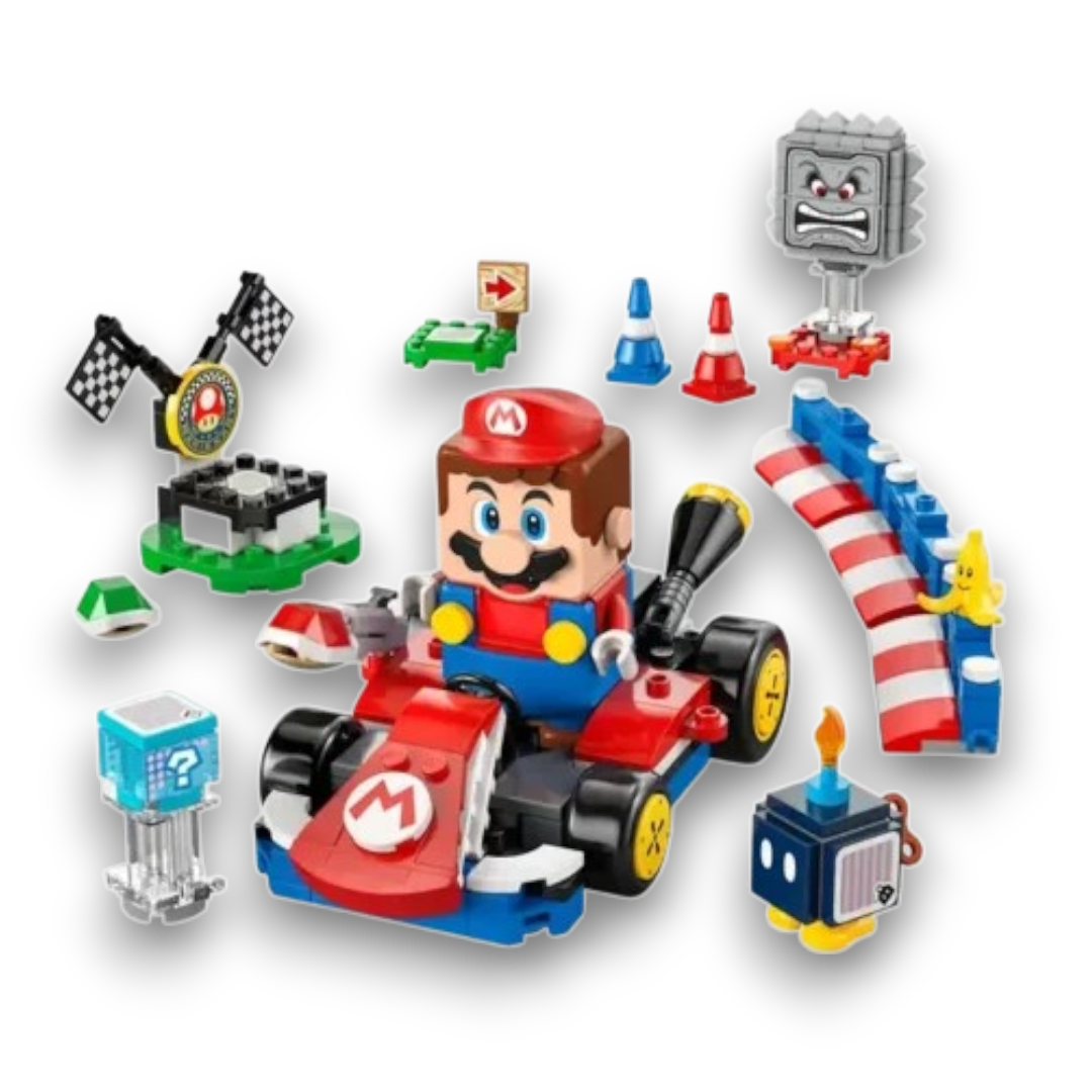 Lego Super Mario 72043 Lego Mario Interattivo e Kart Standard