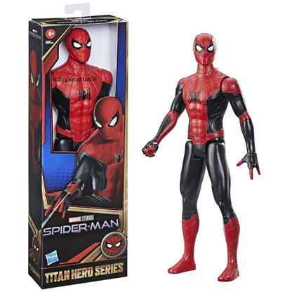 Spiderman Titan Hero 30 cm tuta nero