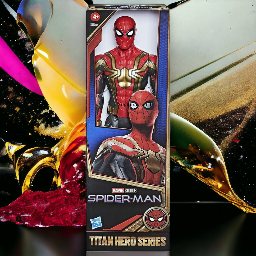 Spider-Man Titan Hero con armatura integrale Iron Spider