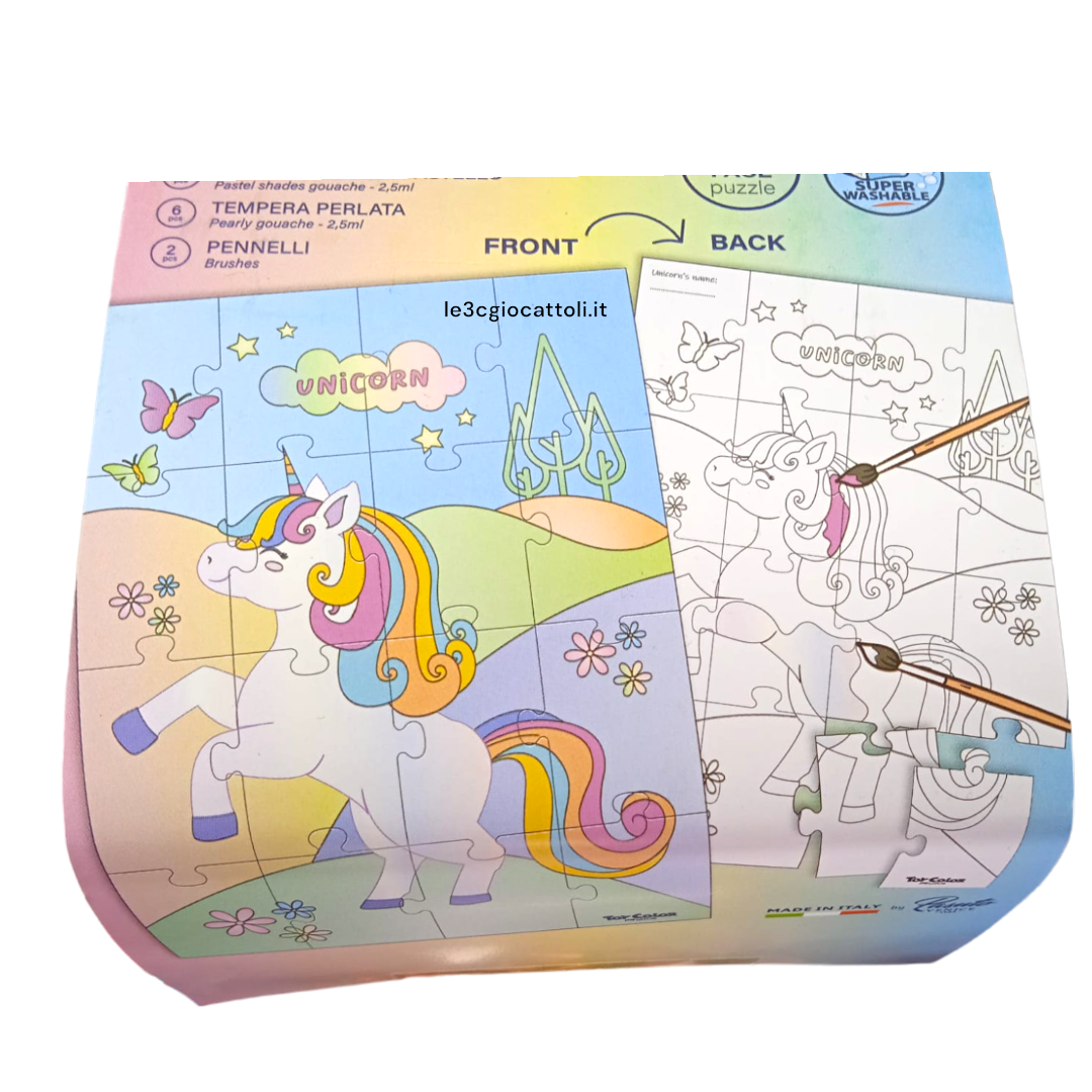 Valigetta Coloring Puzzle Toy Color