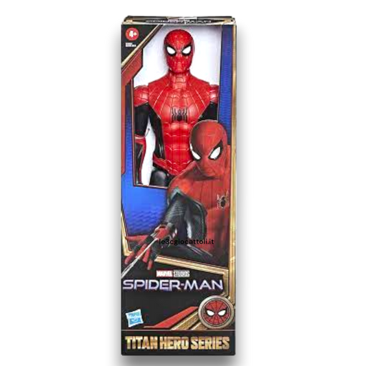 Spiderman Titan Hero 30 cm tuta nero e rossa