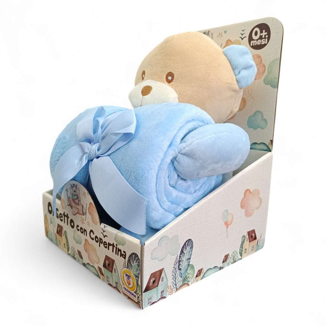 Orsacchiotto con Copertina Peluche