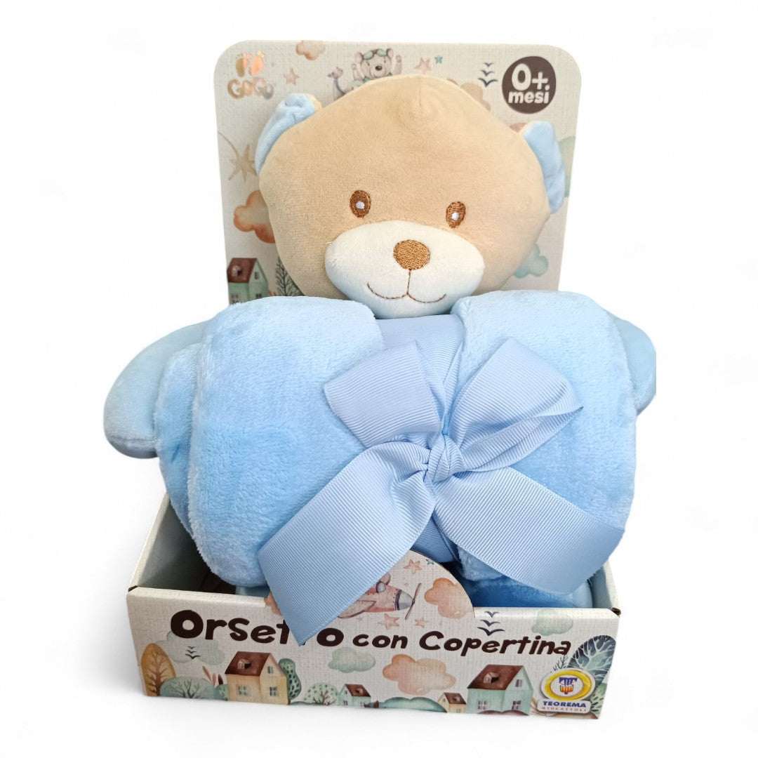 Orsacchiotto con Copertina Peluche