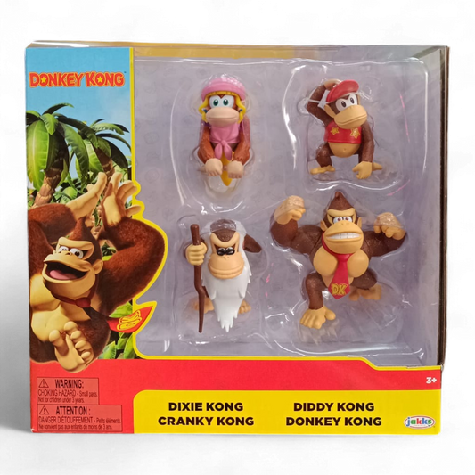 Set 4 Personaggi Donkey Kong