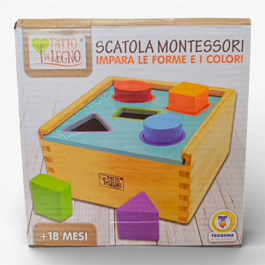 Fatto di Legno Scatola Montessori