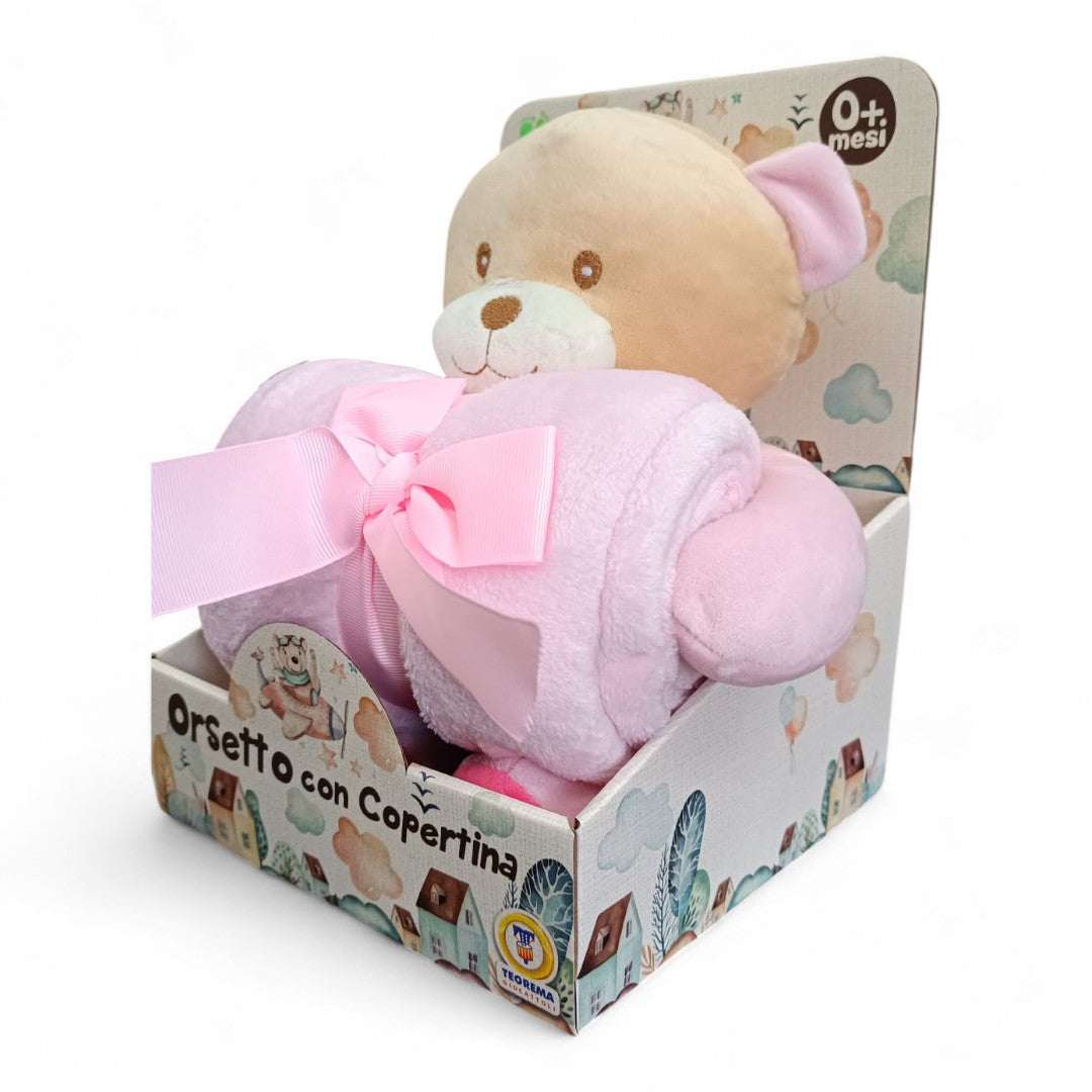 Orsacchiotto con Copertina Peluche