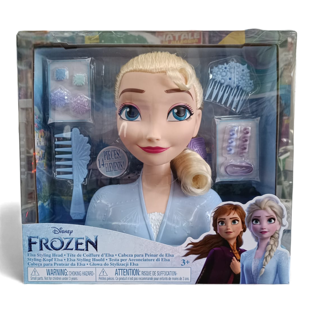 Testa Per Acconciature Di Elsa Frozen