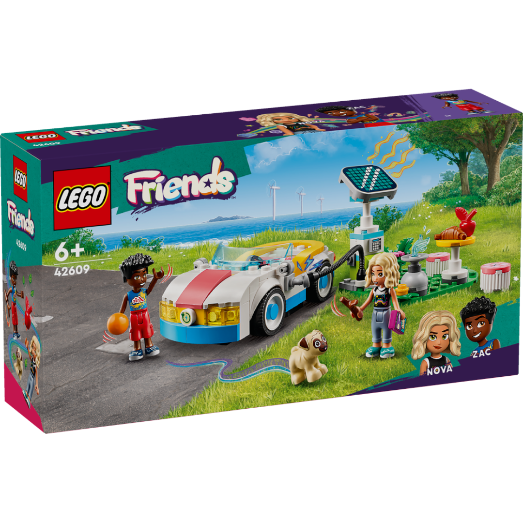 Lego Friends 42609 Auto Elettrica E Caricabatterie