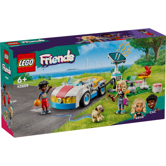 Lego Friends 42609 Auto Elettrica E Caricabatterie